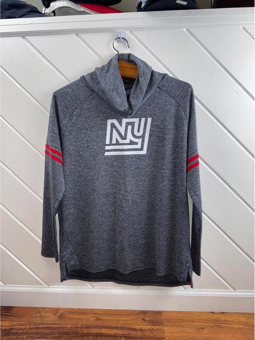 Nike New York Giants Cowl Neck Top - L